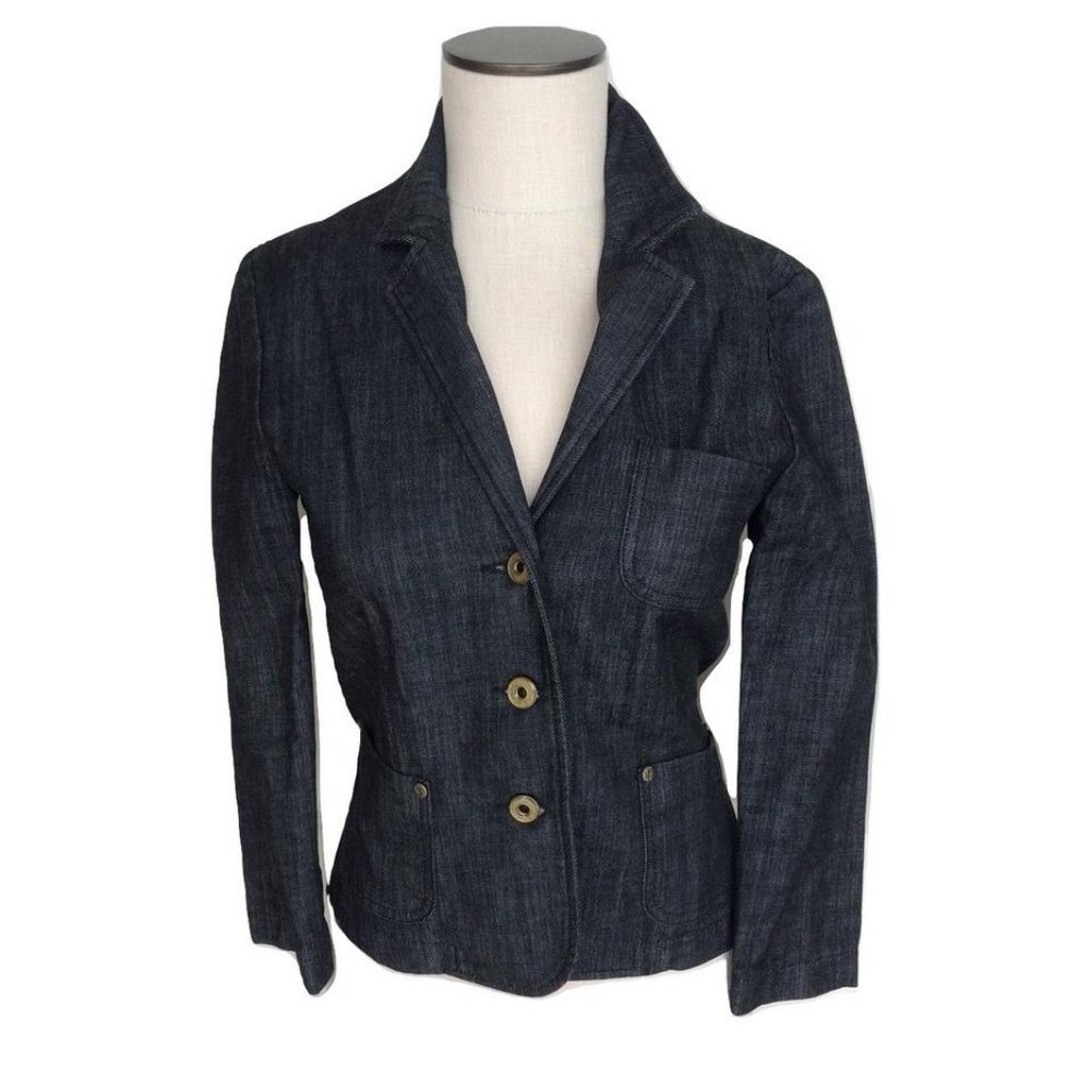 NWOT Size XS Divine Rights of Denim Black Blazer